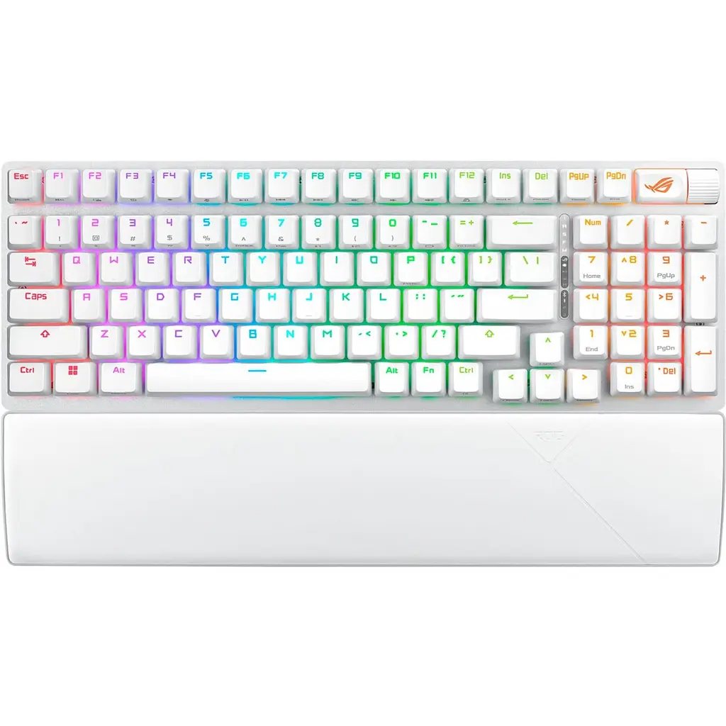 Клавіатура ASUS ROG Strix Scope II NX Snow Wireless EN RGB White (90MP037A-BKUA30)