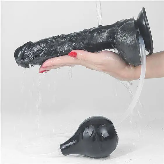 Фалоімітатор - Squirt Extreme Dildo 10" Black - фото 2