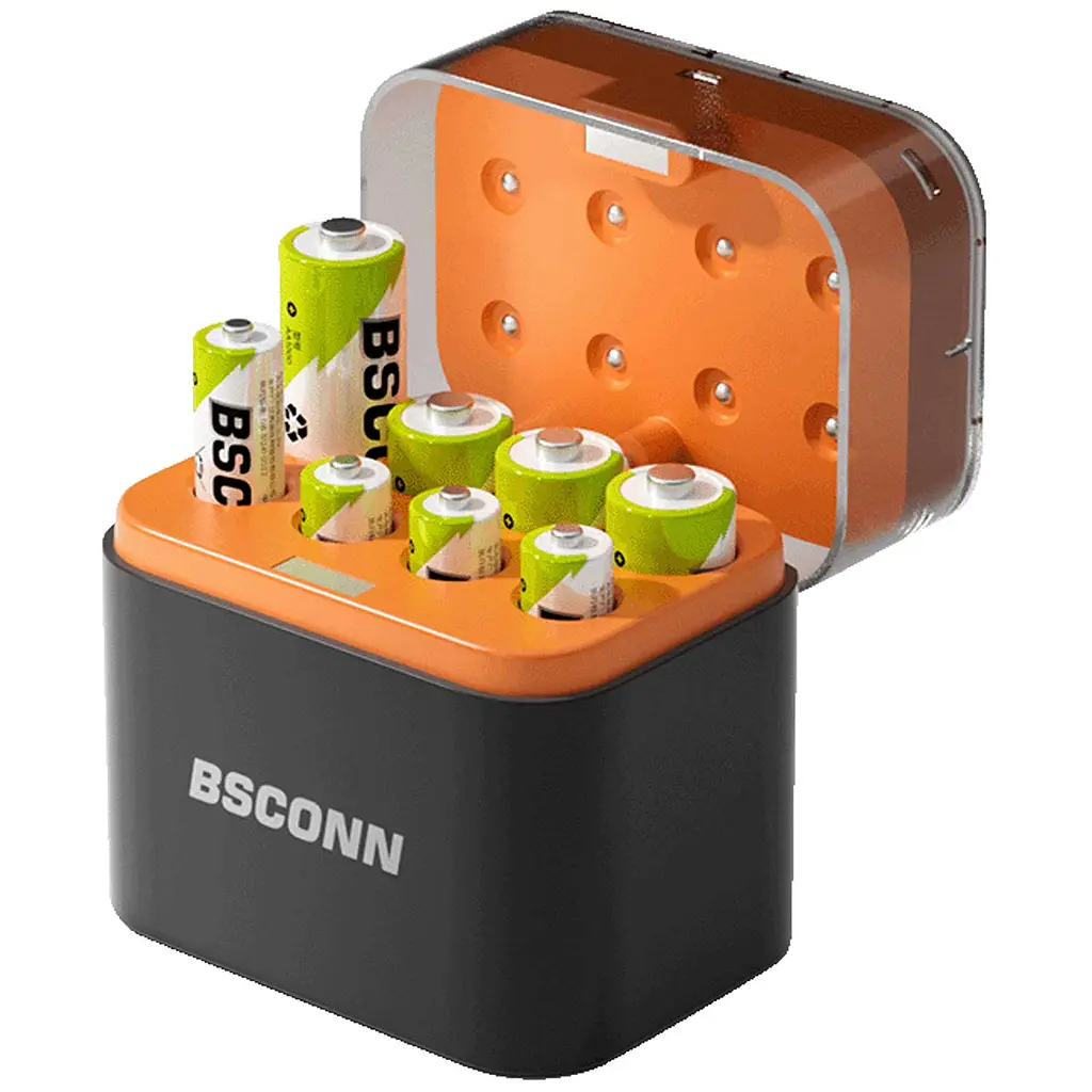 Акумуляторні батареї із зарядним кейсом Xiaomi BSCONN AAA 780mAh + AA 2200mAh 8 шт (TF-CD-010CE) - фото 9