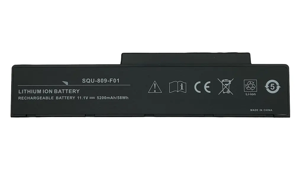 Акумулятор для ноутбука Fujitsu-Siemens SQU-809 11.1V Black 4400 mAh - фото 2