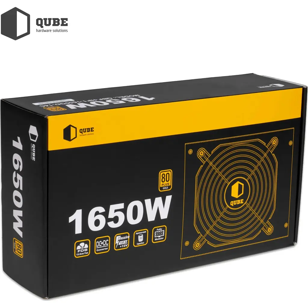 Блок живлення Qube 1650W (QBF-HP1-1650GD-14C) - фото 12
