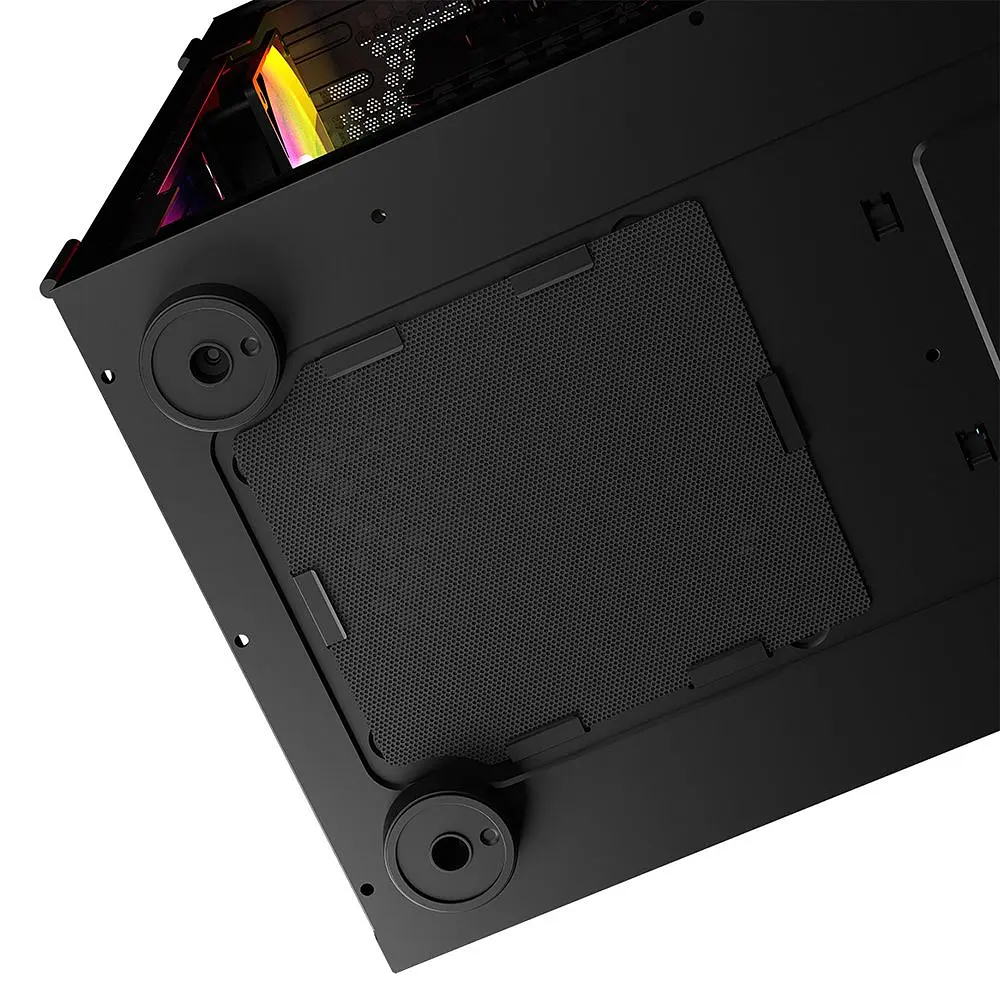 Корпус LogicConcept ARYA MESH+GLASS ARGB fans 2x140mm+1x120 мм BLACK без БЖ ATX (AT-ARYA-10-000000-0002) - фото 2