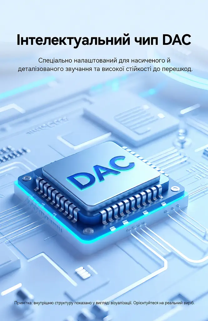Аудіоадаптер Vention зі штекера USB-C на гніздо 3,5 мм з ЦАП DAC 48 кГц 16 біт з підтримкою дзвінків через гарнітуру сумісність з OMTP та CTIA керування гучністю за підтримки телефона й навушників довжина 0,1 м чорний (BIIBA) - фото 11