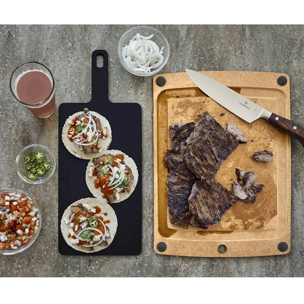 Дошка для нарізання Victorinox Epicurean Handy L Чорн. (356x190x4,8мм) - фото 3