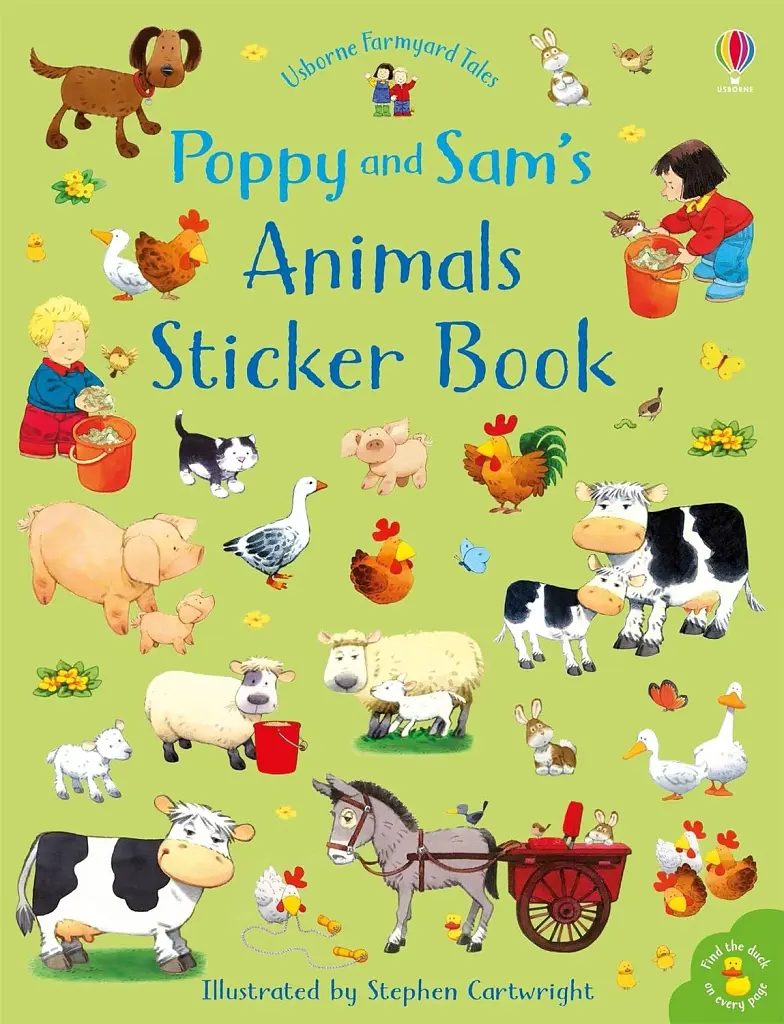 Poppy and Sam's Animals Sticker Book - фото 1