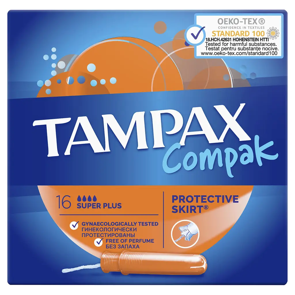 Тампони Tampax Compak Super Plus Duo, 16 шт. - фото 2