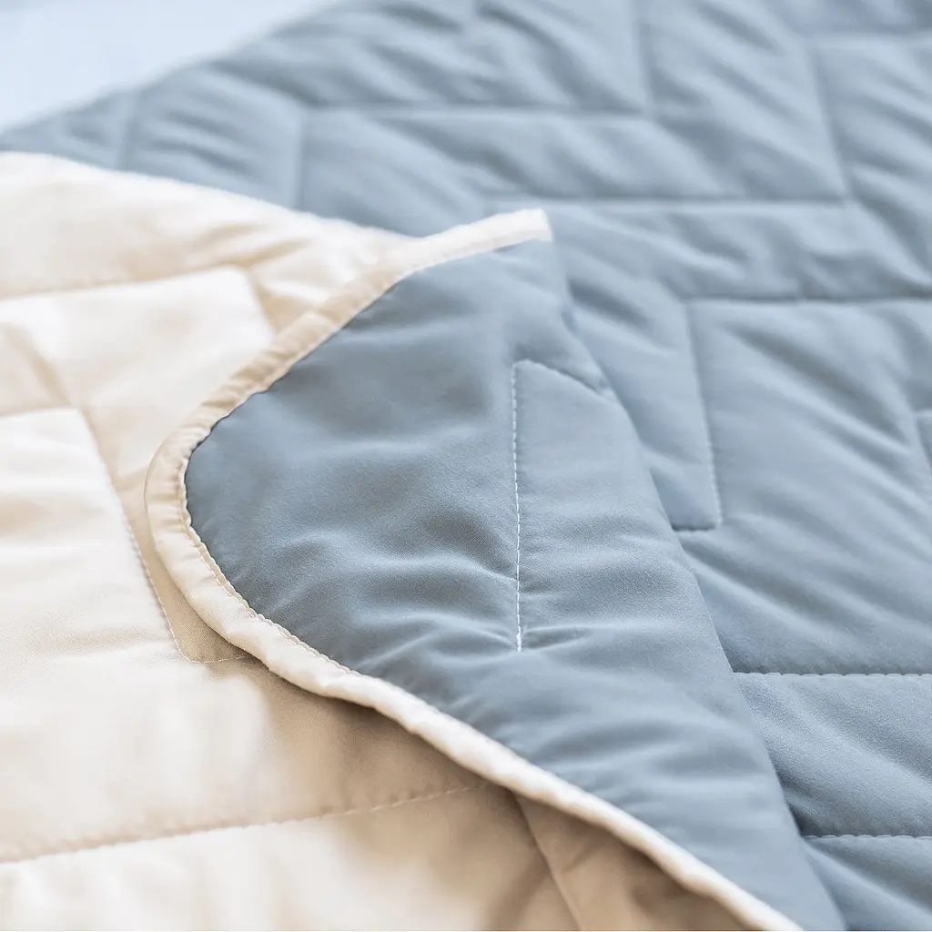 Набір Sonex Bora Bora: декоративне покривало 220х240 см + 2 наволочки 50х70 см сірий з бежевим (SO102398) - фото 6