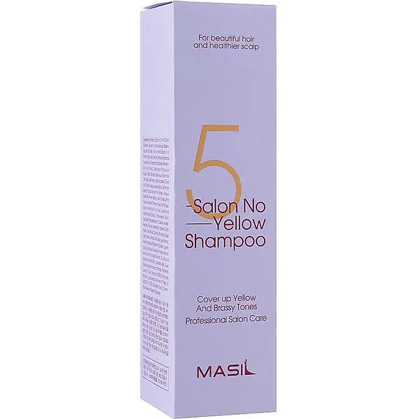 Шампунь проти жовтизни волосся Masil 5 Salon No Yellow Shampoo, 300 мл - фото 2