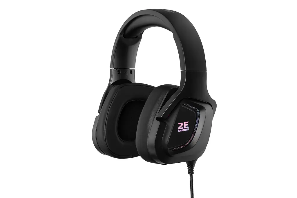 Гарнітура ігрова 2E Gaming HG340 RGB 3.5 мм Black (2E-HG340BK) - фото 3