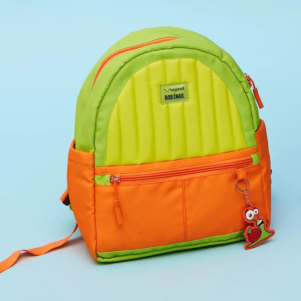 Рюкзак дитячий Bagland Bob Snail Maxi салатово-помаранчевий 30x14x36 см - фото 5