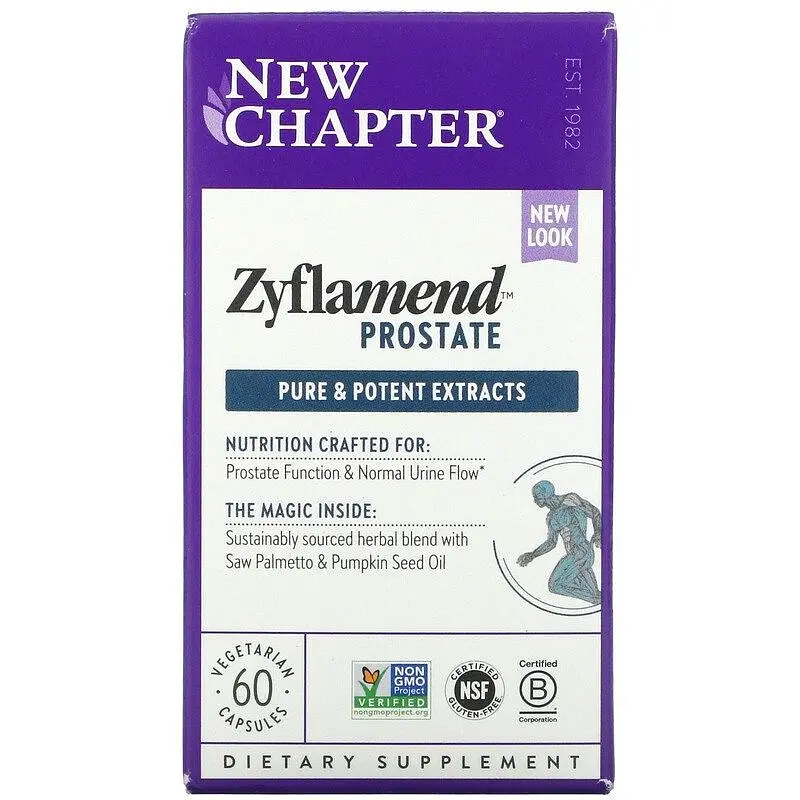 Здоров'я простати New Chapter Zyflamend Prostate 60 капсул - фото 2