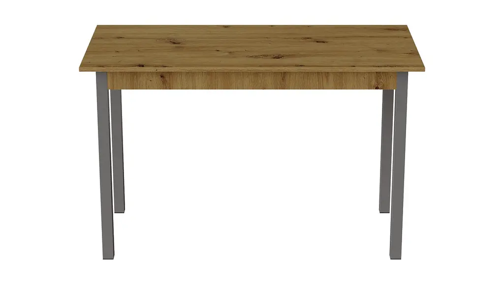 Стіл кухонний Ferrum-decor Маріо 75x120x60 Сірий ДСП Дуб Артізан 16мм (FRD-105725) - фото 4