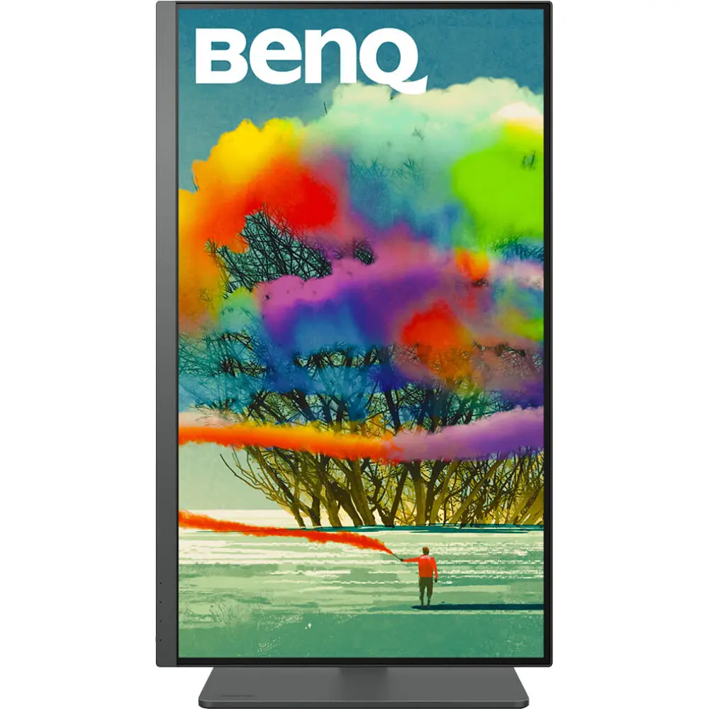 TFT 31.5" BenQ PD3205U, IPS, 4K UHD, HDMI, DP, 2 х USB-С , USB-hub, HAS, кол, темно- сірий - фото 4