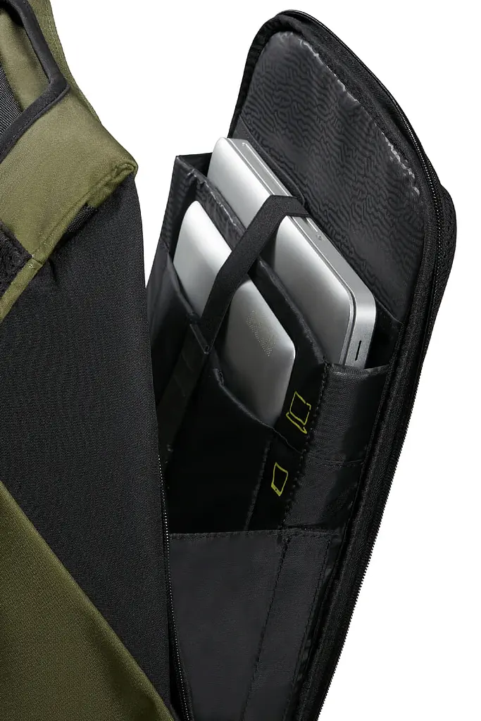 Рюкзак-Антизлодій 15.6" Samsonite SECURIPAK 2.0 WASABI/BLACK 44,5x30x18 KO8*34002 - фото 5