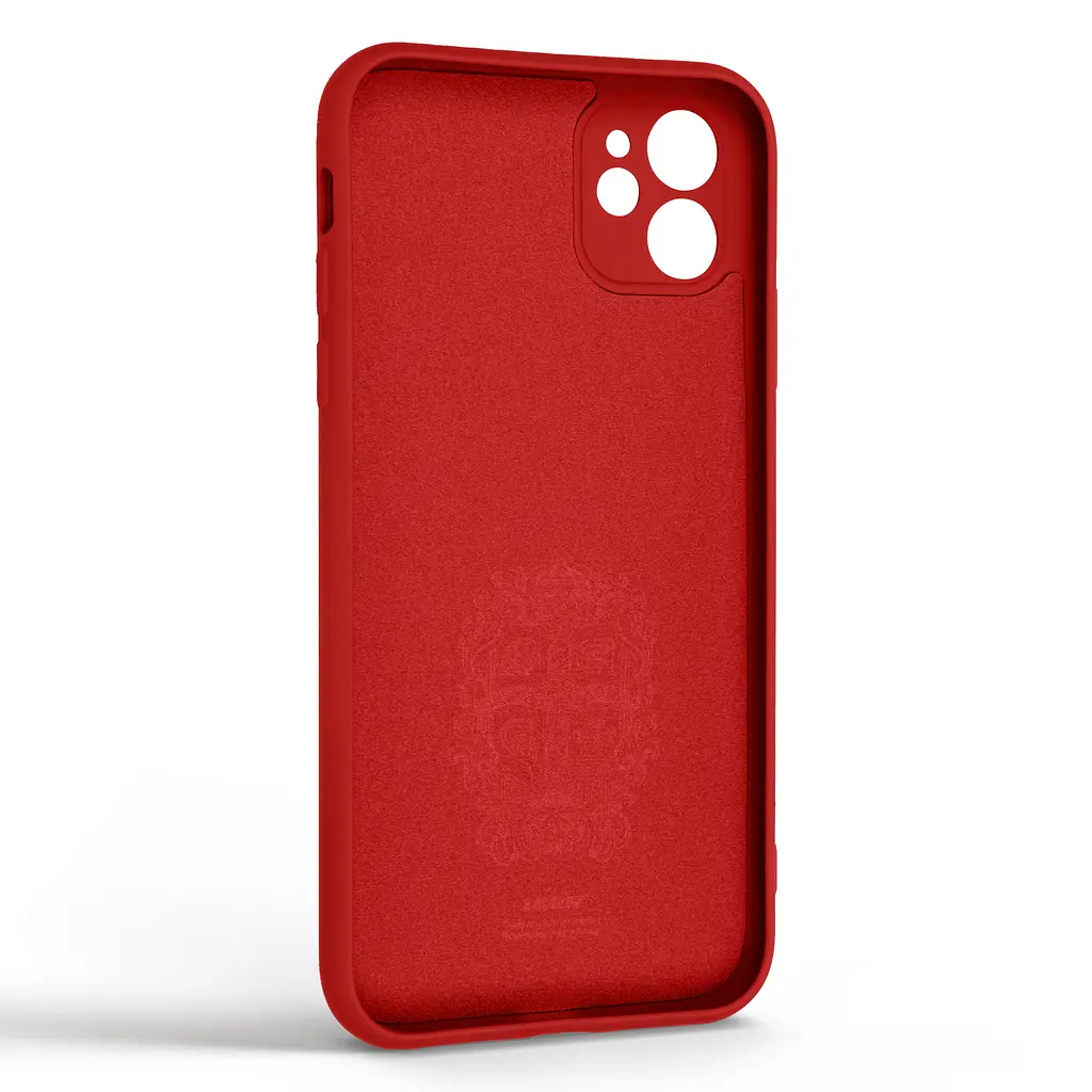 Силиконовый чехол для Apple iPhone 11, Icon Ring, красный, панель-накладка, с кольцом-подставкой на 360°, противоударный, возможность использования магнитных держателей, ArmorStandart (ARM68642) - фото 2