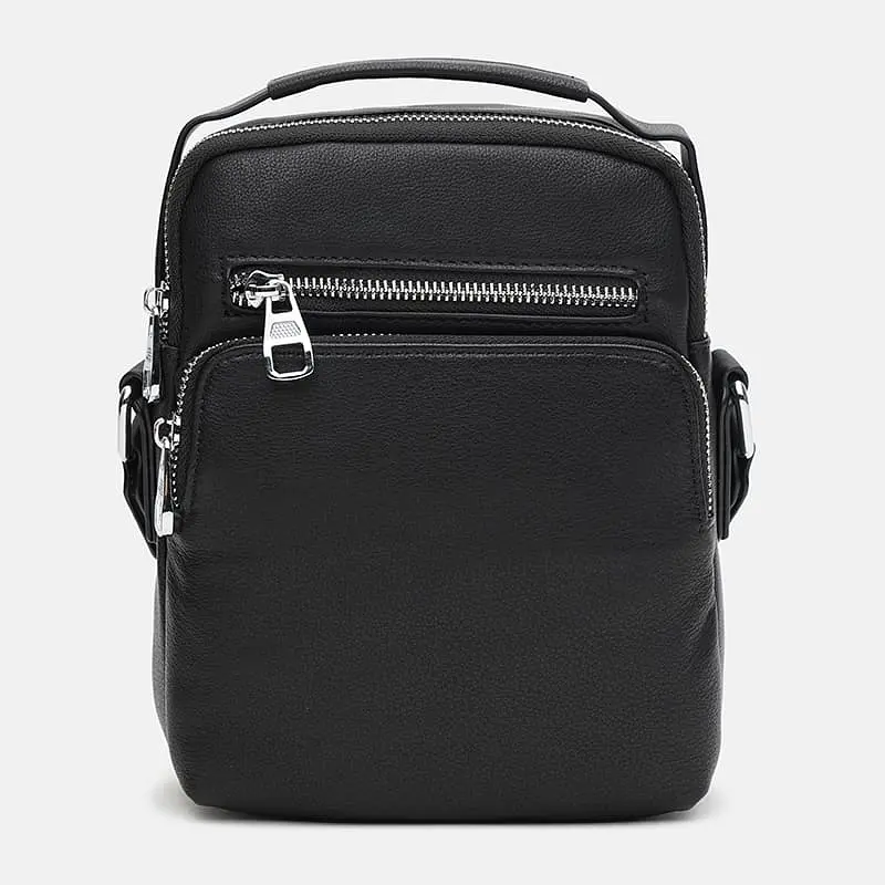 Чоловіча сумка Ricco Grande K12002bl-black 21х18х7.5 см Чорний - фото 2