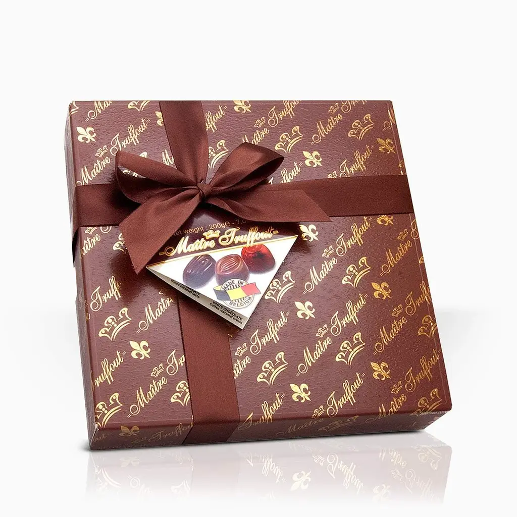 Цукерки праліне Maitre Truffout Dark Асорті бельгійські 200 г  - фото 2