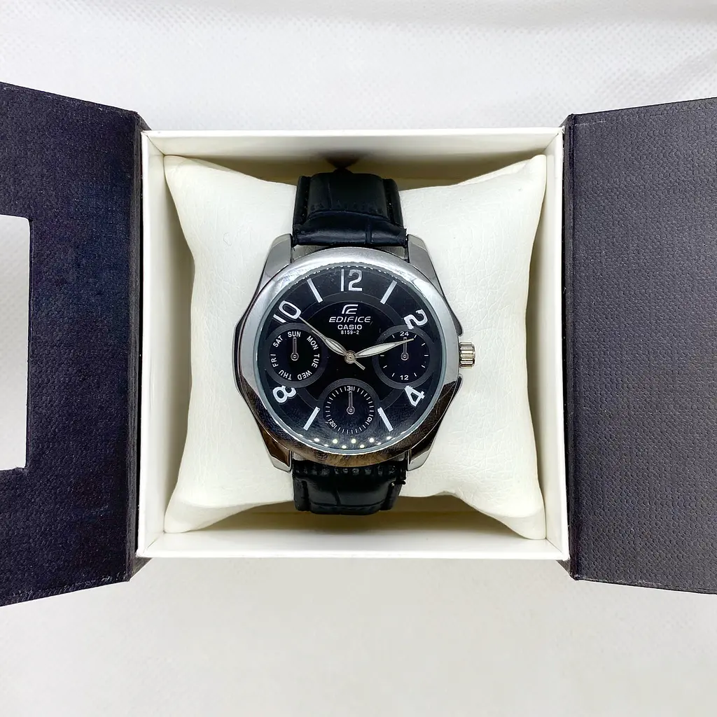 Наручний годинник чоловічий Clockhouse Edifice 8159G Сріблястий (IBW889SB) - фото 6