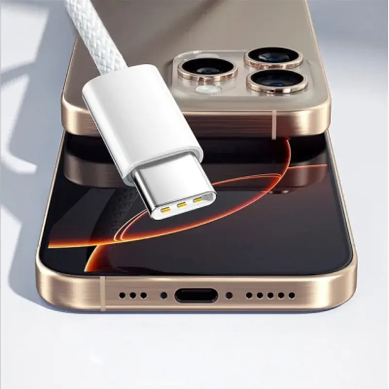 Зарядний пристрій Essager USB-C PD20W + cable USB-C to USB-C white (EFJB02-JSTT2-T) - фото 2