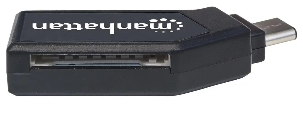 Картридер USB Type-C OTG microSD Manhattan 102001 - фото 2