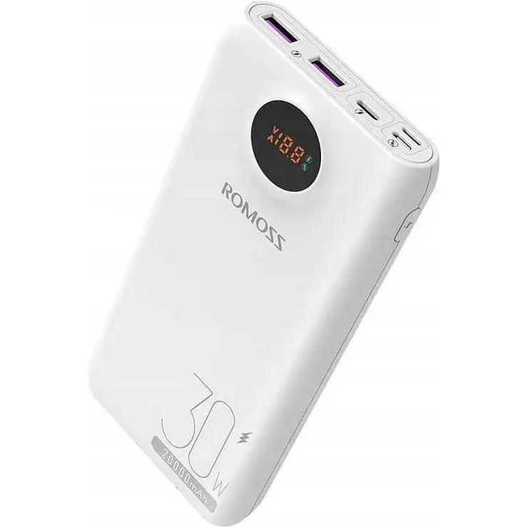 Внешний аккумулятор Romoss SW20SPro 20000mAh 30W White [PSW20-392-1133H] [120790] - фото 3
