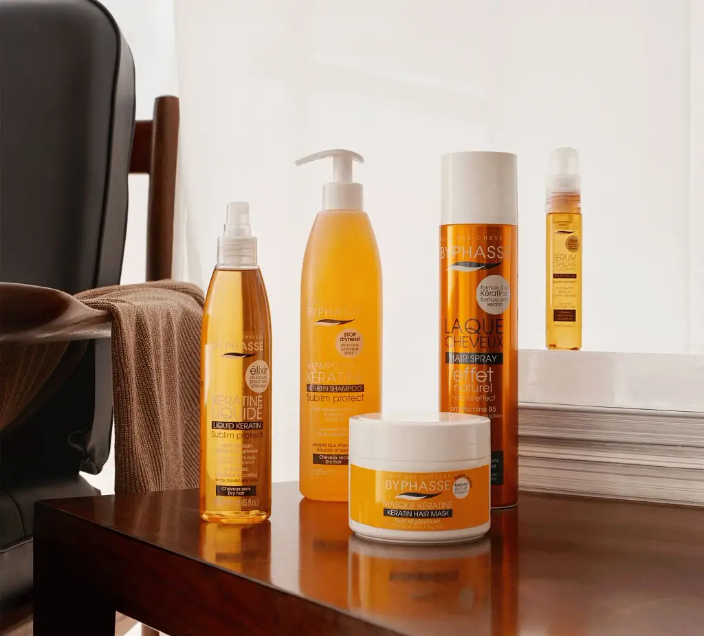 Кератиновый шампунь для сухих волос Byphasse 520 мл - фото 3