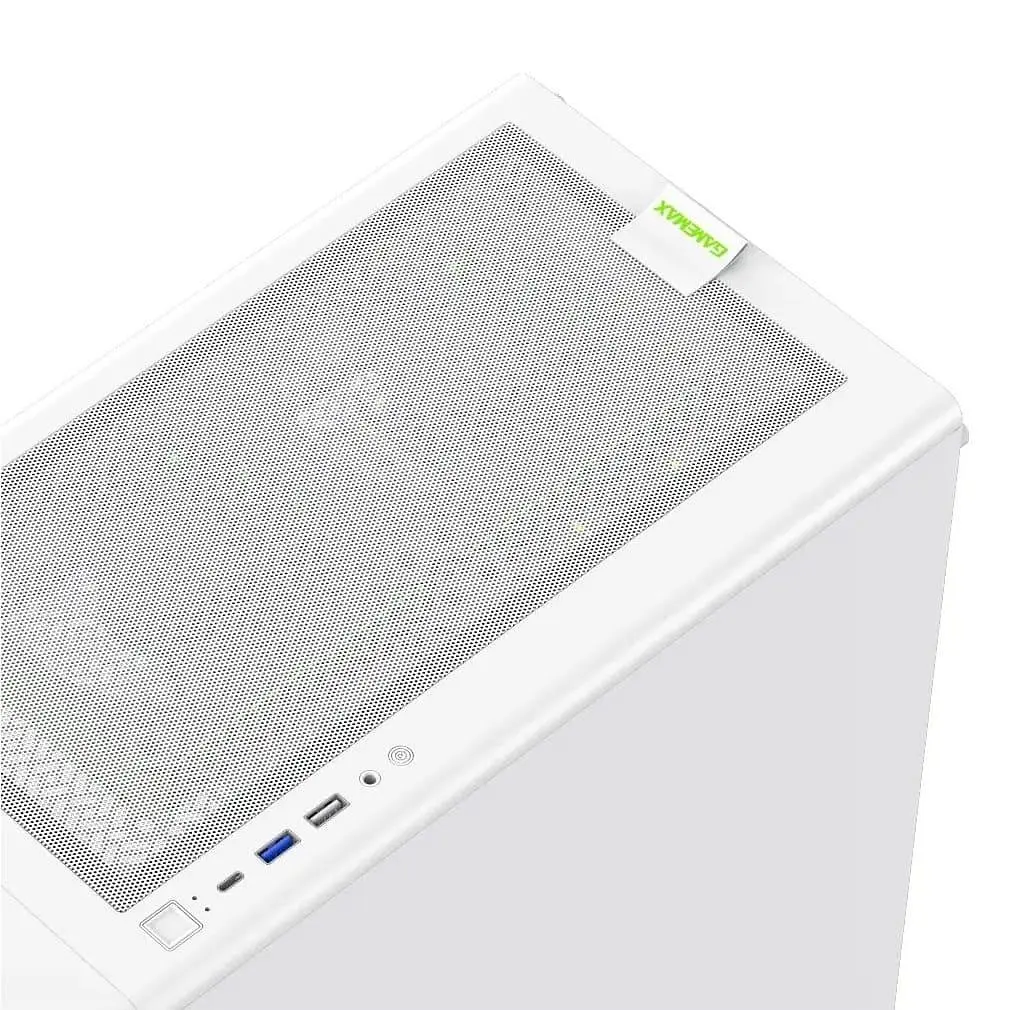 Корпус GameMax Aeris 330 G Tempered Glass без БЖ White (AERIS 330 GW) - фото 8