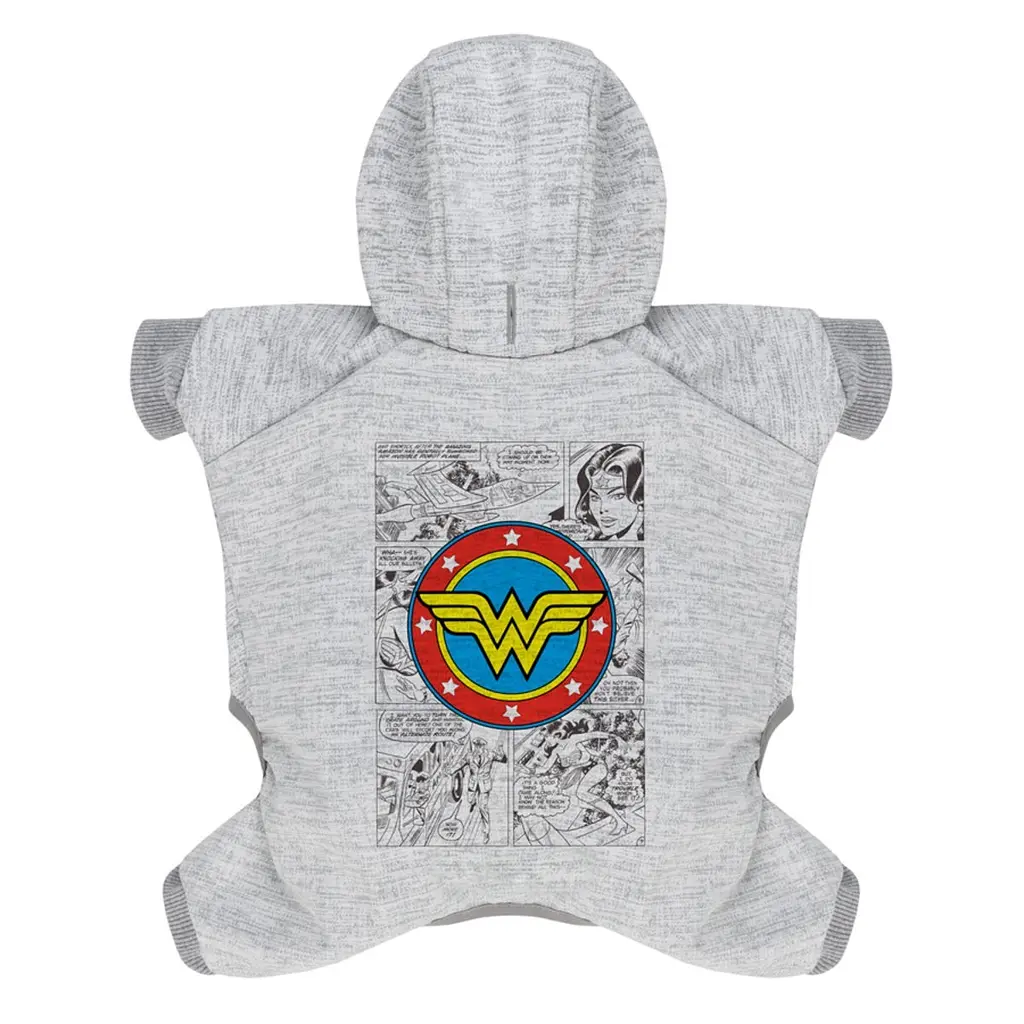 Комбинезон для собак Waudog Clothes, Чудо-женщина комикс, софтшелл, M45 - фото 2