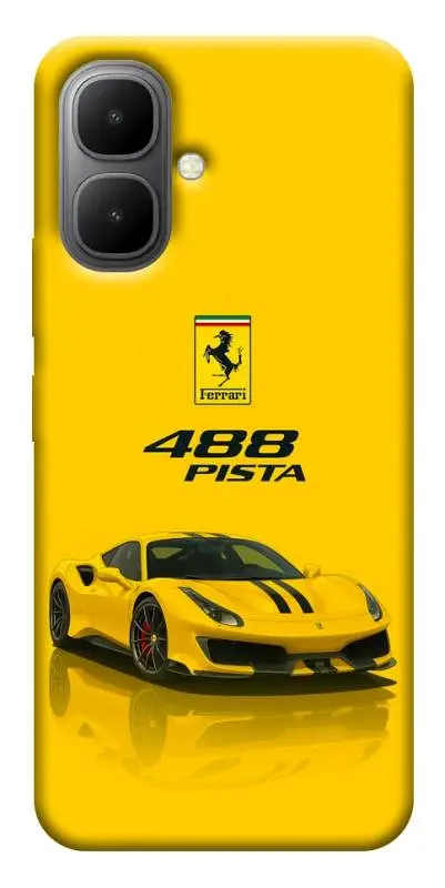 TPU чохол Demsky Yellow beast для Infinix Smart 10