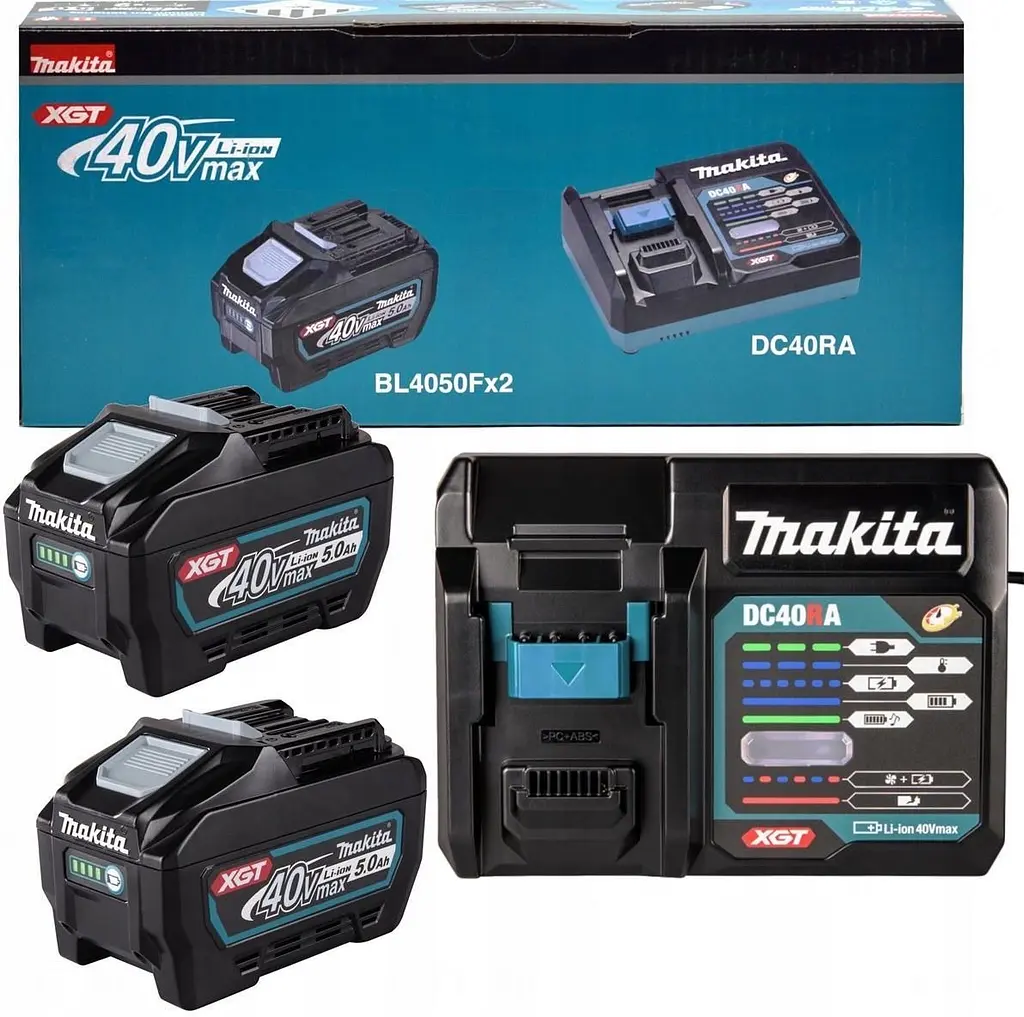 Набір акумуляторів BL4050F (2 шт) та зарядний пристрій для продукції Makita XGT (1911V6-0) - фото 3