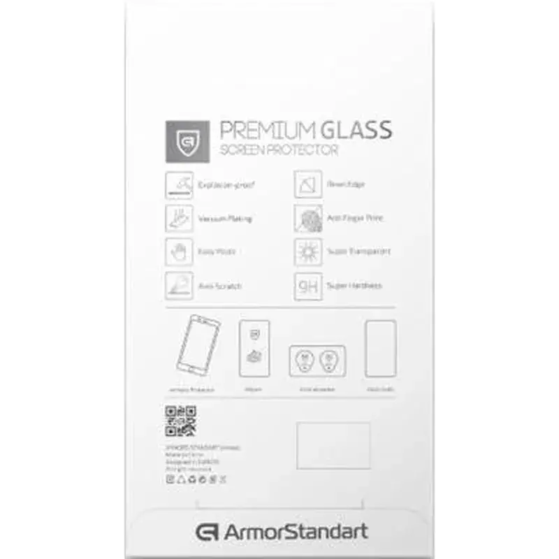 Скло захисне Armorstandart Icon для OPPO A5s Black (ARM56025-GIC-BK) - фото 3