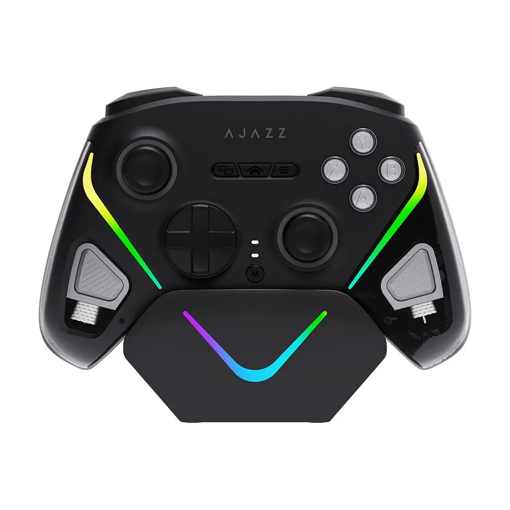 Геймпад Ajazz GP100S 2.4G/BT/USB Switch/PC/iOS/Android RGB Black (GP100S-B)