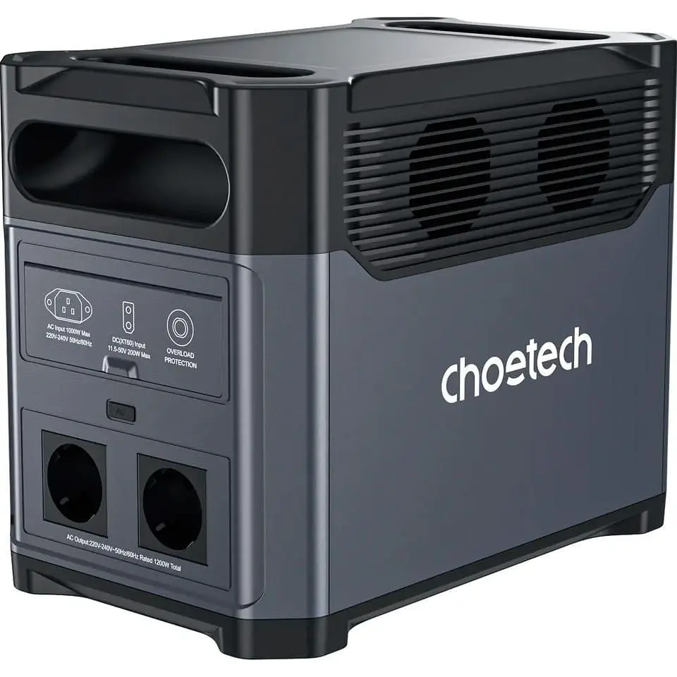 Зарядна станція Choetech / 1200 Вт / 1024 Вт/ч / LiFePO4 (BS061) UA - фото 3