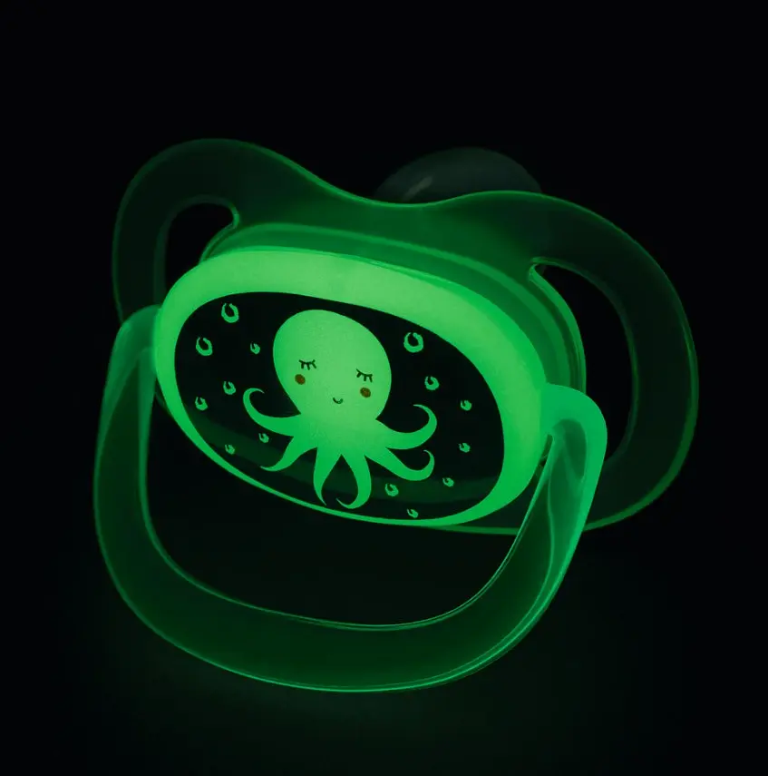 Пустушка силіконова Bebe Confort Physio Air Dummy Phospho Bblue Octopus, анатомічна, 0-6 міс., 2 шт., синя (3104201940) - фото 5