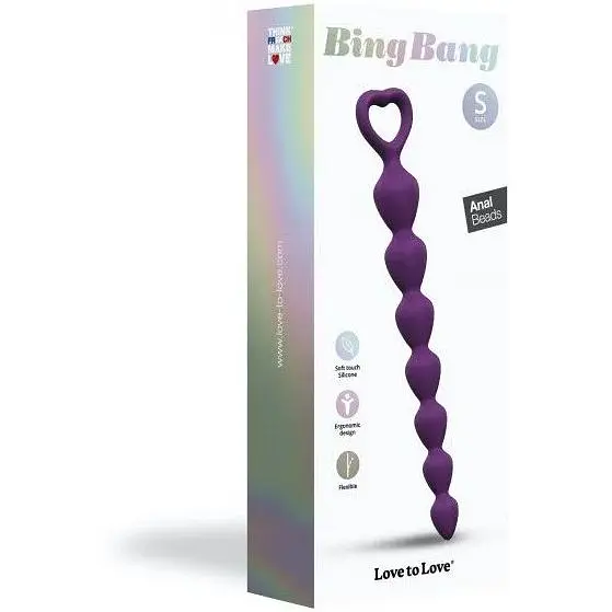 Анальний ланцюжок Love To Love Bing Bang S - Purple Rain - фото 6