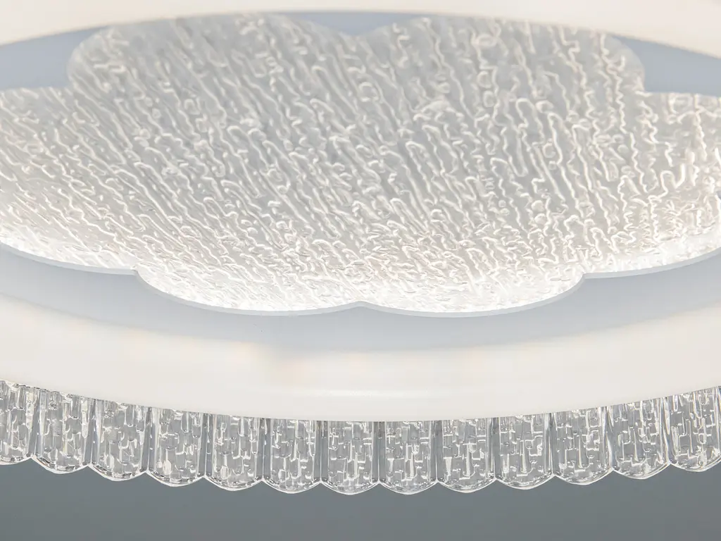 Стельова LED-люстра Diasha WG5156/C WH 85W, кругла, 3 кольори світла, Ø48 см, настінний вимикач - фото 6