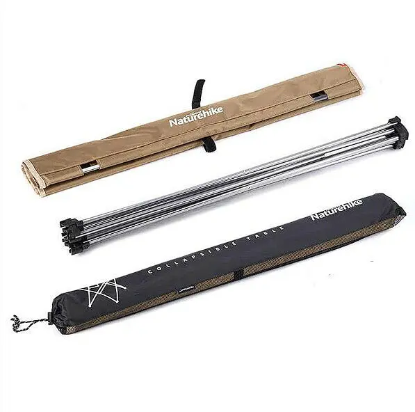 Cтіл розкладний Naturehike NH20JJ020,1680D Oxford / алюміній Розмір L бежевий - фото 4