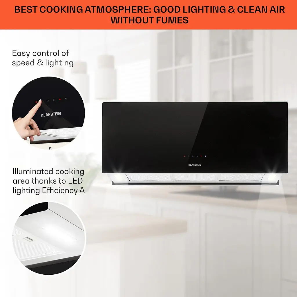 Островная вытяжка Klarstein Chandelier XL (10033108) - фото 4