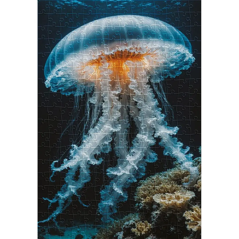 Пазли тришарові Interdruk Барвиста природа Медуза 250 шт. (385567) - фото 2