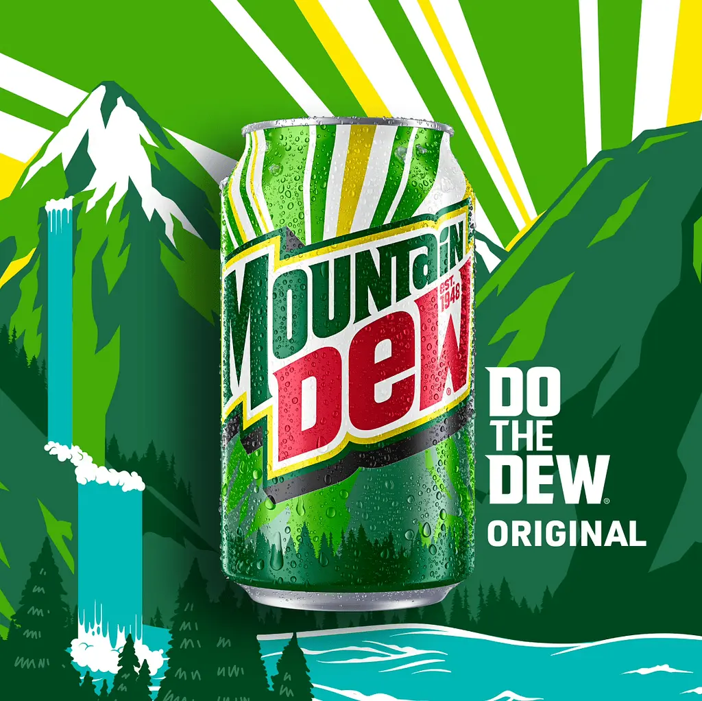 Газований напій Mountain Dew Original 355 мл - фото 2