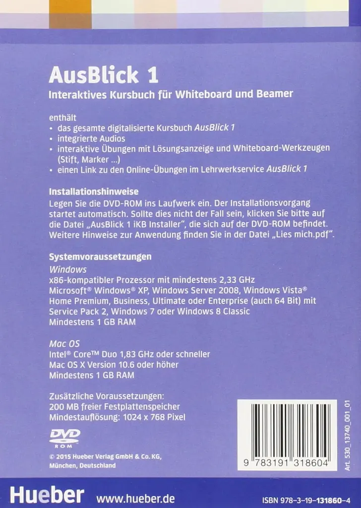 Ausblick: Interaktives Kursbuch 1 fur Whiteboard und Beamer DVD-Rom - Anni Fischer-Mitziviris - фото 2