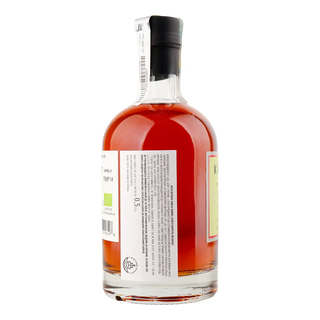 Виски Koval Bourbon Single Barrel 47% 0.5 л - фото 2