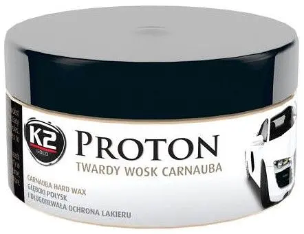 Поліроль кузова з твердим воском Карнауба K2 Proton аплікатор та серветка мікрофібра 200 г (G040) - фото 2