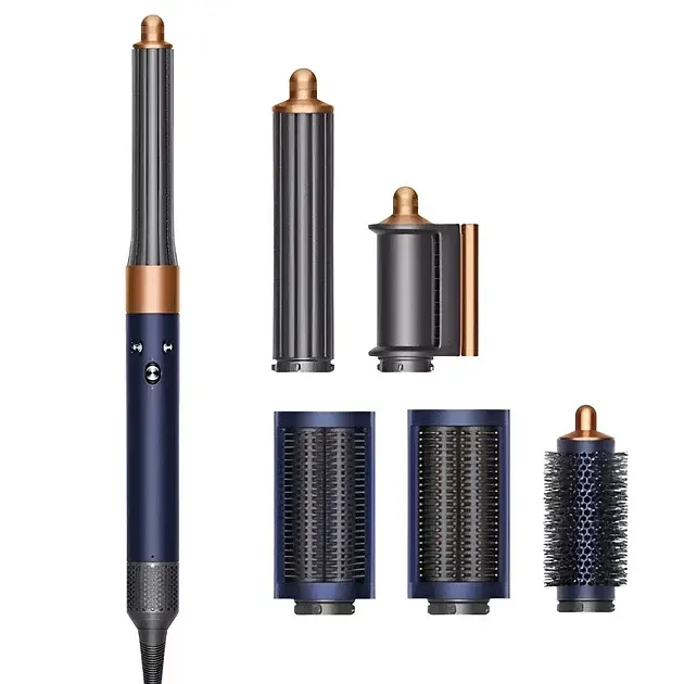 Стайлер Airwrap Complete Long 6 насадок X9BL синій