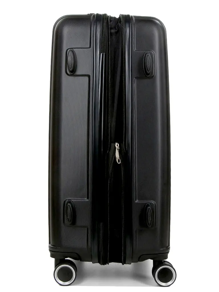 Валіза полікарбонат середній (M) Airtex 623 70л 66x42x26см Чорний (Black) - фото 6