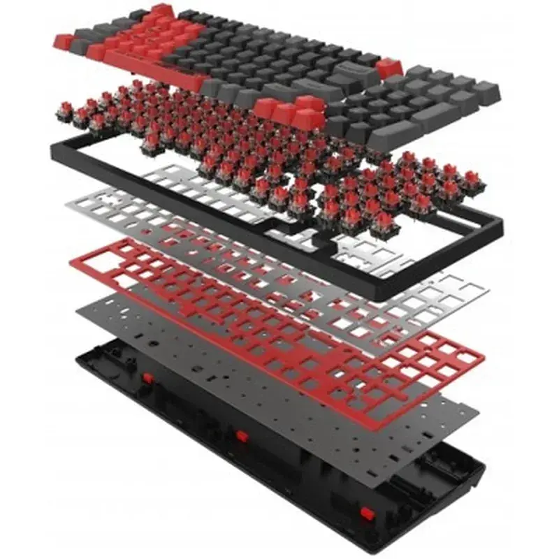 Клавіатура A4Tech Bloody S98 RGB BLMS Red Switch USB Sports Red (4711421000390) - фото 9