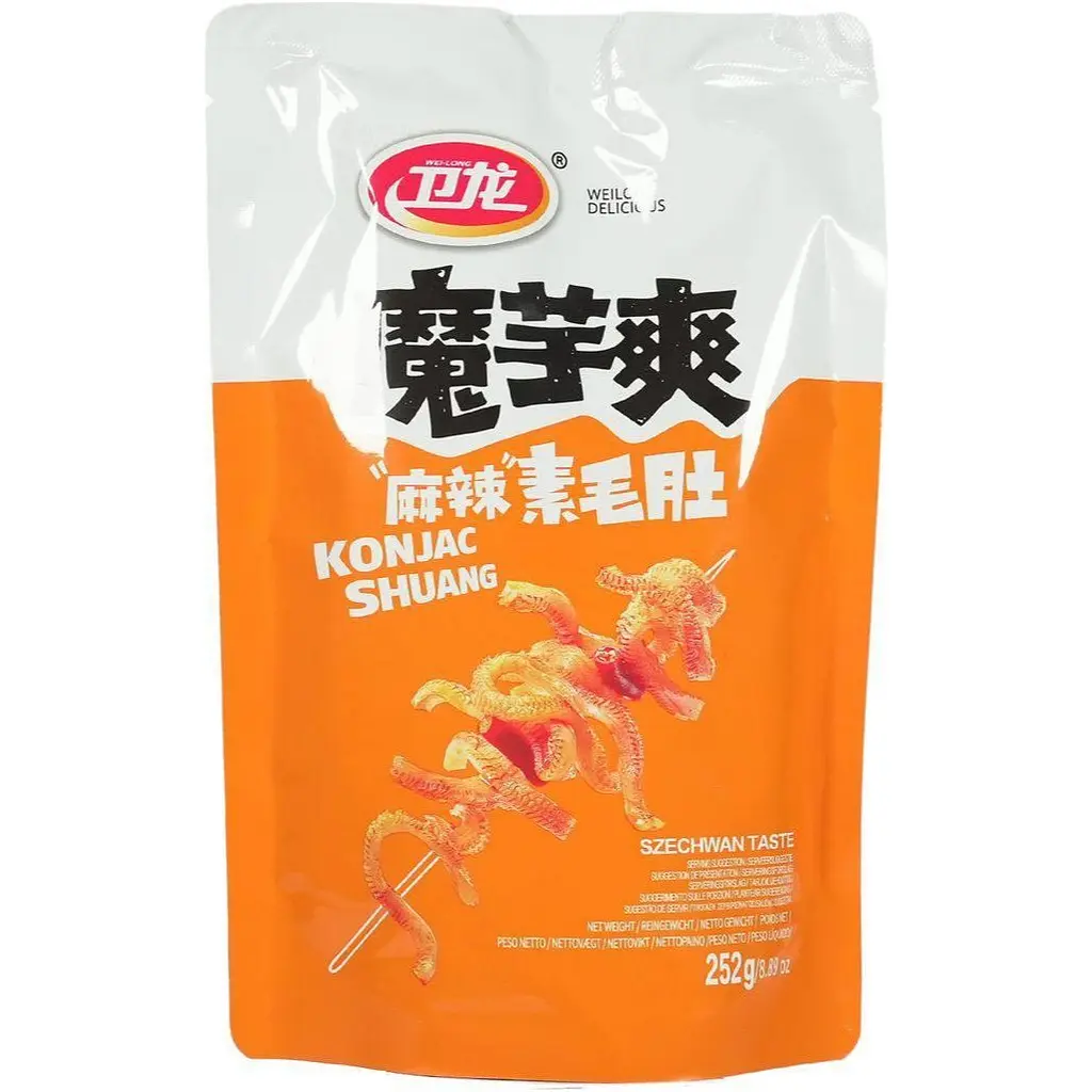 Снеки Конжак WeiLong Konjac Shuang со вкусом Сычуань 252 г
