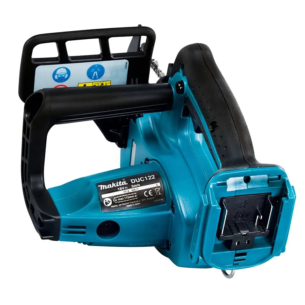 Пила ланцюгова акумуляторна Makita DUC122Z (11.5 см, 5 м/с, LXT, без акумулятора та зарядного пристрою) - фото 6