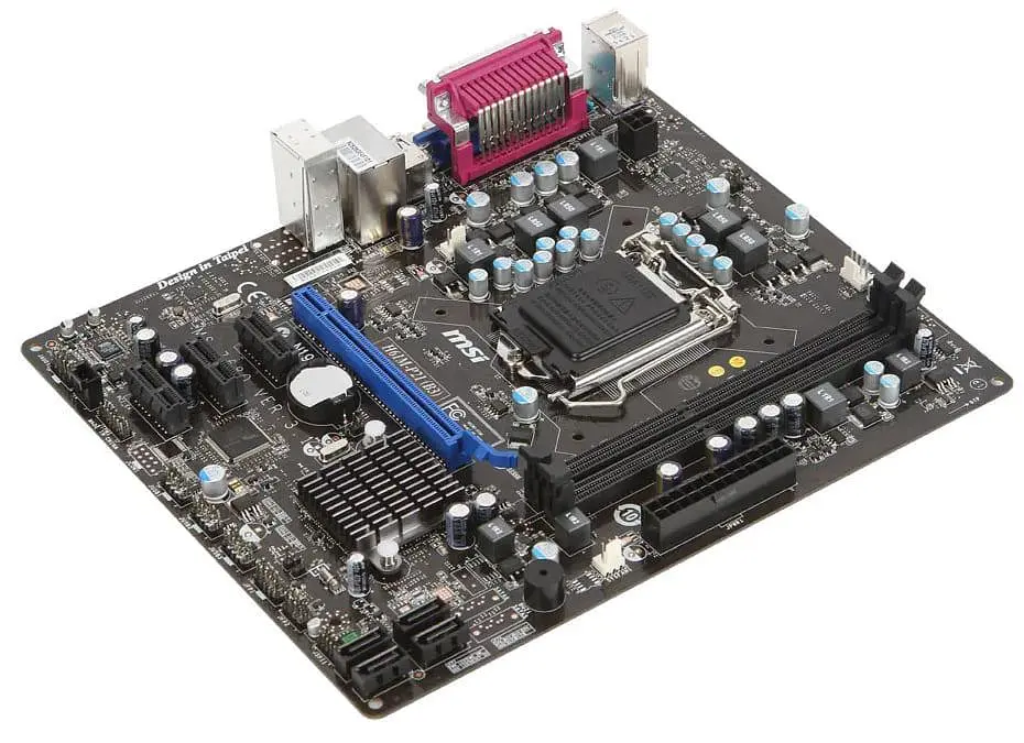 Материнська плата MSI H61M-P21 (B3) ( (Socket 1155, Intel H61, Micro-ATX) Б/в - фото 3