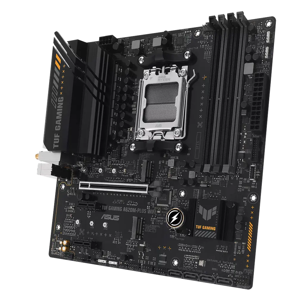 Материнська плата Asus A620M-Plus TUF Gaming WiFi Socket AM5 (TUF GAMING A620M-PLUS WIFI) - фото 3